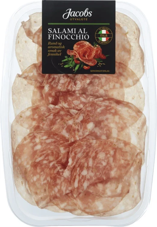 Salami M Fennikel 80g Jacobs Utvalgte