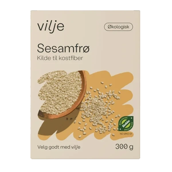 Sesamfrø Økologisk 300g Vilje