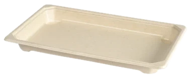 Sushi & Deli Tallerken Fiber Pla 215x135x22mm Medium