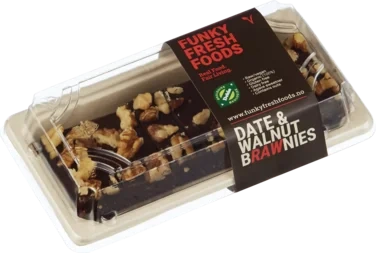 3pk Raw Brownie 120g (2 X 80g) Vegansk Raw Økologisk Glutenfri 120g Vegan Øko Glutenfri