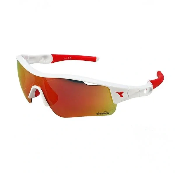 Multisport brille - hvit/rød