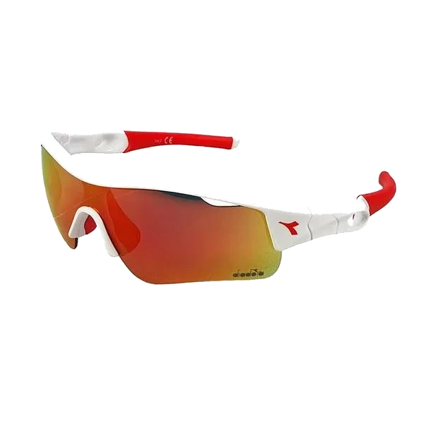Multisport brille - hvit/rød