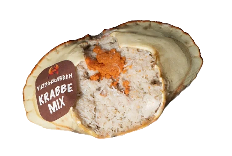 Krabbeskjell Håndrenset pr stykk Vikingkrabben