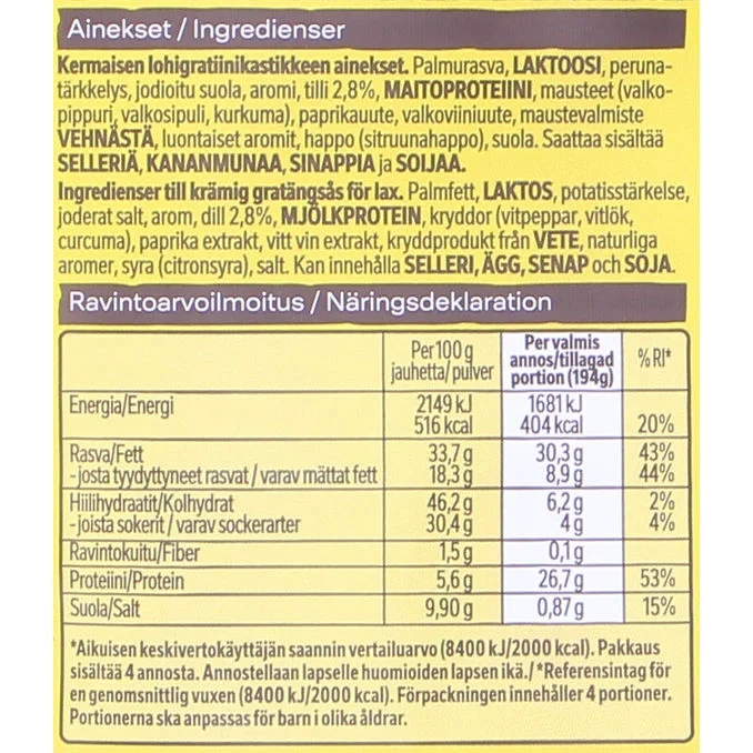 Gratängsås Lax Mix