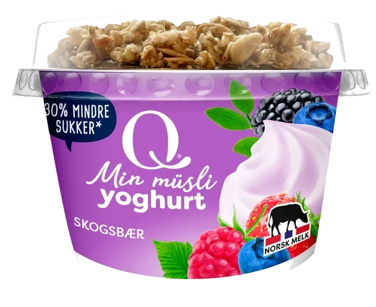 Yoghurt Skogsbær Min Müsli 165g Q