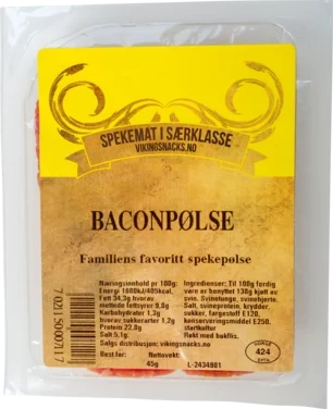 VIKINGSNACKS   45g Norske Mat Tradisjoner 45g
