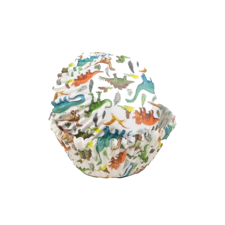 Muffinsform Dinosaur 50stk Cacas