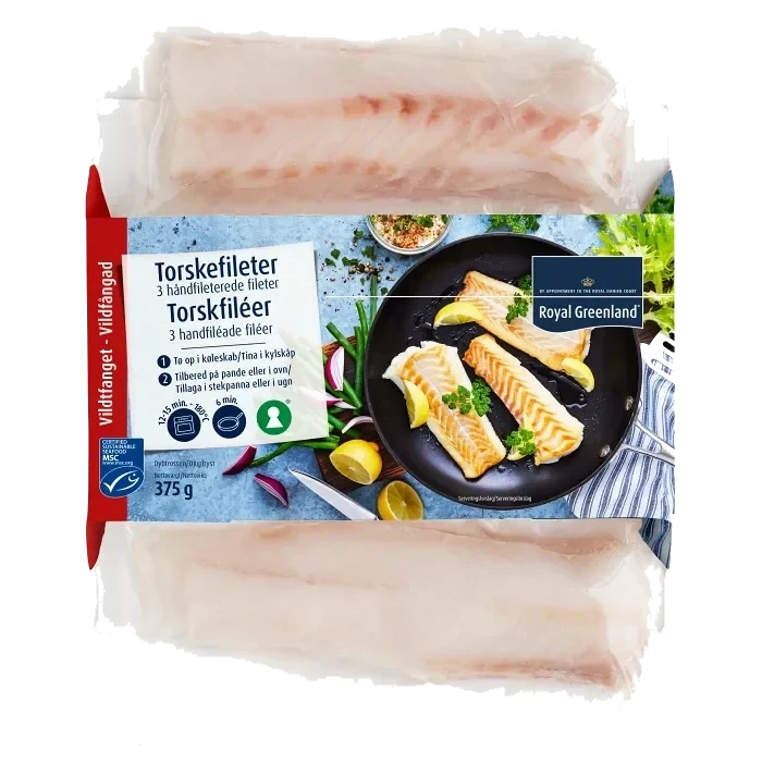 Torskfiléer 375g Royal Greenland