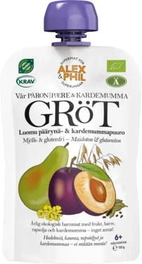 Pære&kardemommegrøt 100g Alex&phil