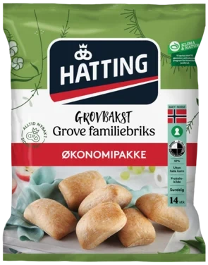 Grove Familiebriks Økonomipakke 70gx14stk Hatting