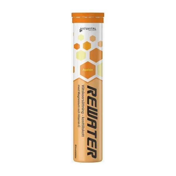 Rewater 20 Brusetabletter - Appelsin
