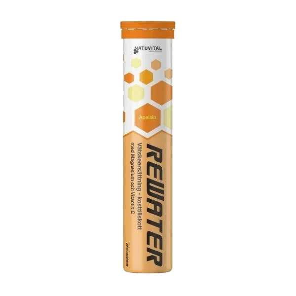 Rewater 20 Brusetabletter - Appelsin