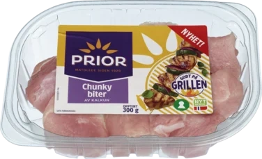 Chunky biter av kalkun 300g