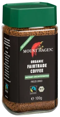 Mount Hagen Instant glass Koffeinfri 100g