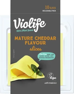 Mature Cheddar Flavour Slices 200g Violife