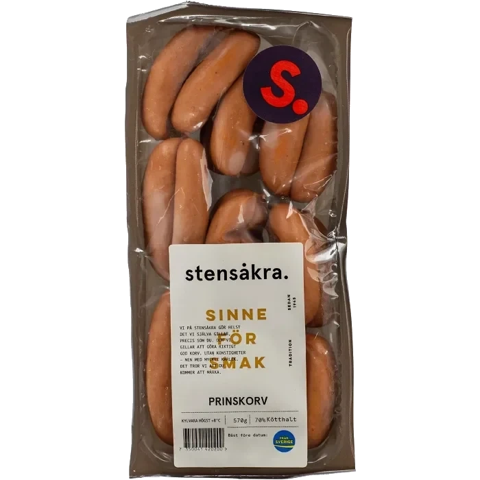 Prinskorv 570g Stensåkra