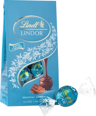 Lindor Salt Karamell Praliner 137g