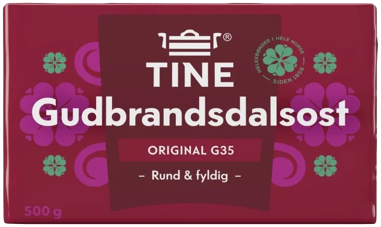 Gudbrandsdalsost G35 500g Tine