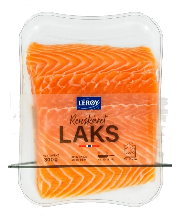 Laks Porsjon Renskåret u/Skinn 300g Lerøy