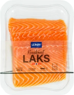 Laks Fersk Porsj u/B u/Sk Skinpack 300g Lerøy