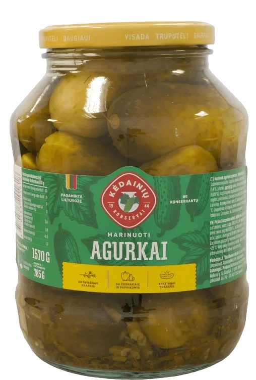 Agurk Kedainiu Marinert 1570g
