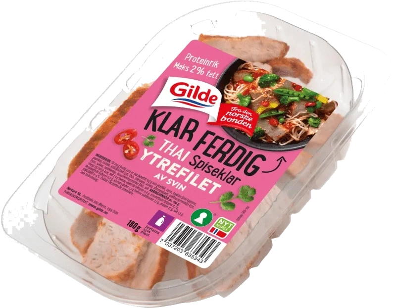 Spiseklar Svin Ytrefil Asiatisk 180g Enh
