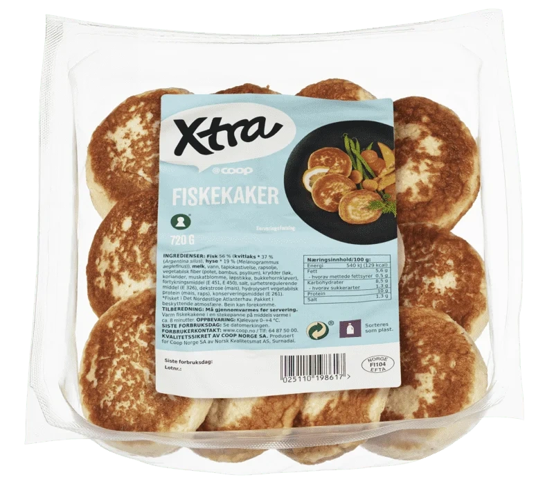 X-tra Fiskekaker 720g