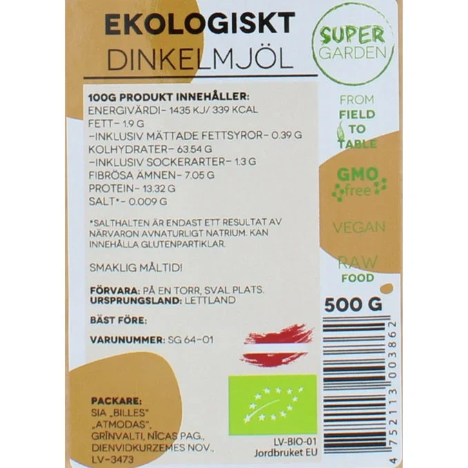 Dinkelmjöl Eko