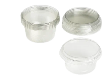 Dressingbeger 100ml med Lokk 1000stk