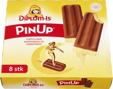 Diplom-is Pinup Banan 8stk