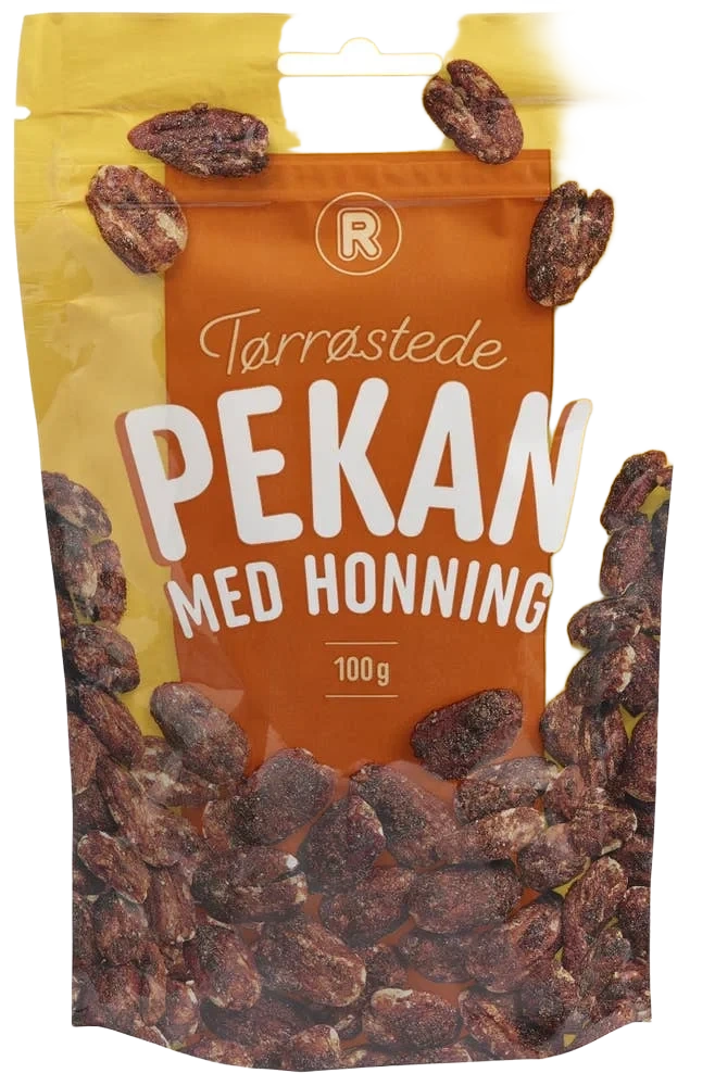 Pekannøtter med Honning 100 g