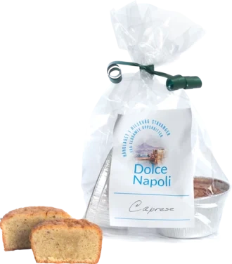 Dolce Napoli Caprese Hvit Sjokoladekake med Mandler Glutenfri
