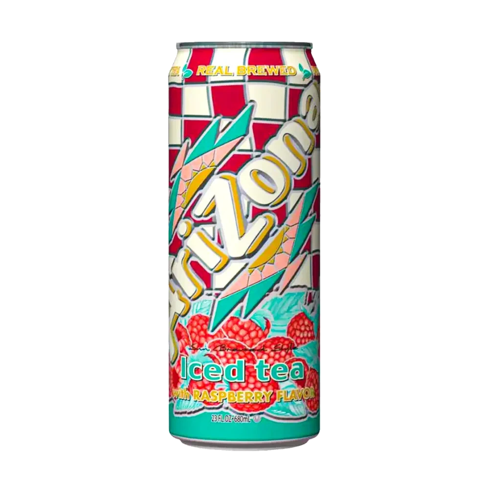 Arizona raspberry tea big can