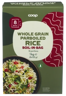 Rice Wholegrain Boil-in-bag 8x125g
