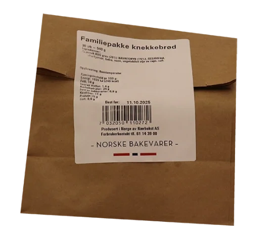 Familiepakke Knekkebrød 540g