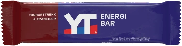 Yt Energibar Tranebær 45g Tine