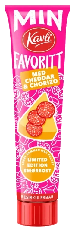 Min Kavlifavoritt Cheddar & Chorizo Ost 175g