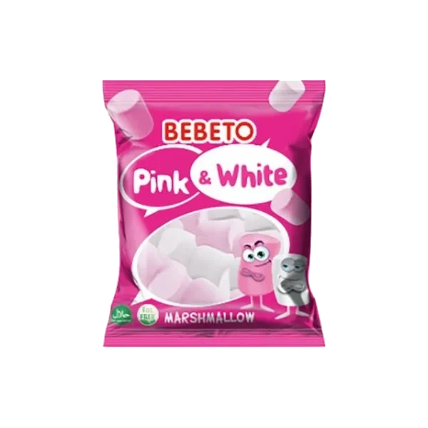Marshmallow Pink & White