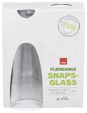 Snapsglass 4stk 6cl