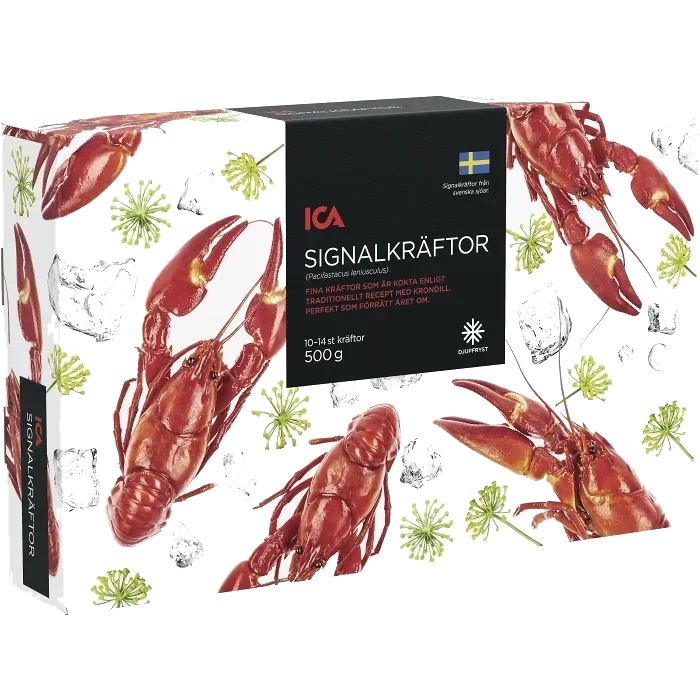 Svenska signalkräftor Fryst 500g ICA