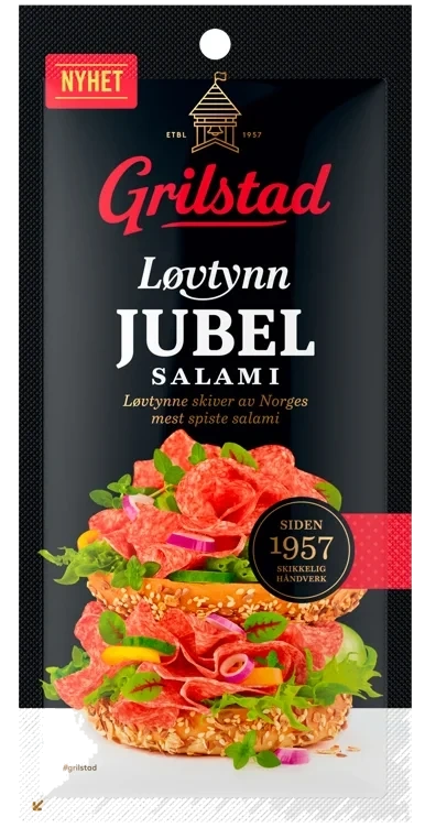 Jubelsalami Løvtynn 100g Grilstad