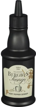 Bergbys Svartpepper Sennep 235g
