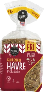 Glutenfri Knekkebrød Havre 190g