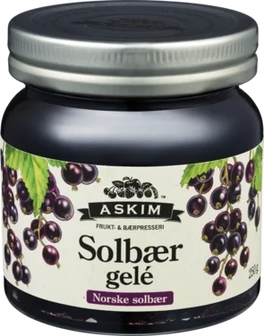 Solbærgelé 250g Askim Frukt og Bærpresseri