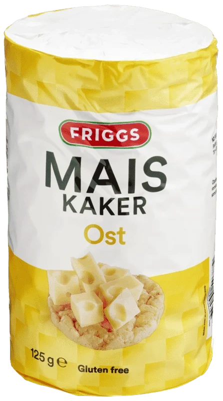 Friggs Maiskaker Ost 125g