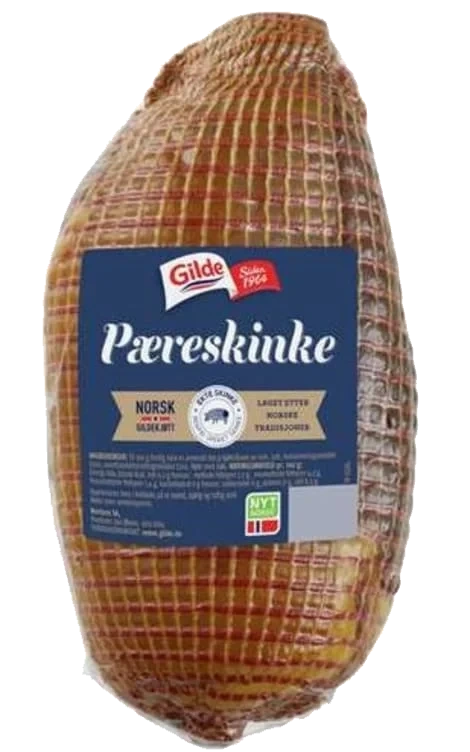 Pæreskinke Røkt hel i nett 1,1kg Gilde
