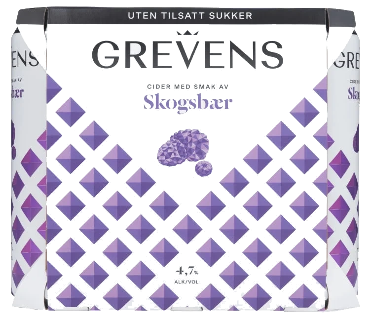 Grevens Cider Skogsbær Uts 0,5lx6 Bx