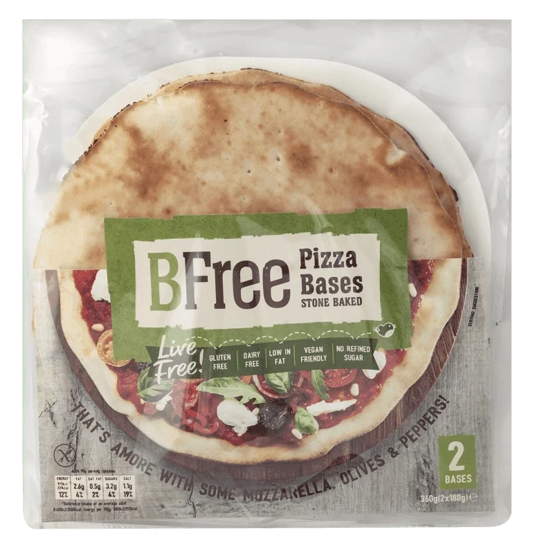 Bfree Steinovnsbakt Pizzabunn 2stk Glutenfri