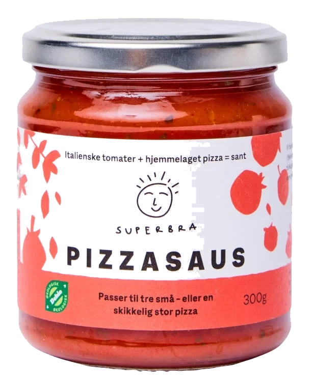 Pizzasaus Økologisk 300g Superbra