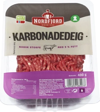 Karbonadedeig 5% 400g